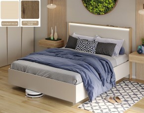 Кровать (Бежевый песок U156 ST9/Дуб Галифакс Табак) 1800 в Казани - kazan.mebel24.online | фото