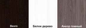 Кровать-чердак Пионер 1 (800*1900) Белое дерево, Анкор темный, Венге в Казани - kazan.mebel24.online | фото 3