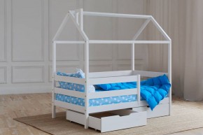Кровать-домик 80*160 Белый в Казани - kazan.mebel24.online | фото 3