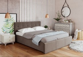 Кровать Изабелла с латами Newtone cacao 1600x2000 в Казани - kazan.mebel24.online | фото 2