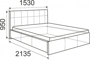 Кровать Лаура с латами Nice White 1400x2000 в Казани - kazan.mebel24.online | фото 2