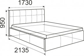 Кровать Лаура с латами Nice White 1600x2000 в Казани - kazan.mebel24.online | фото 3