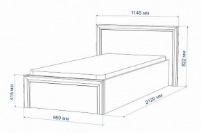 Кровать односпальная Нобиле Кр-90 в Казани - kazan.mebel24.online | фото 2