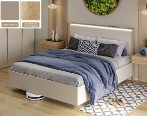 Кровать (Серый камень U727 ST9/Дуб Небраска натуральный) 1800 в Казани - kazan.mebel24.online | фото
