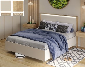Кровать (Светло-серый U750 ST9/Дуб Небраска натуральный) 1800 в Казани - kazan.mebel24.online | фото