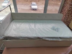 Кровать Зарина угловая Newtone light beige угол левый в Казани - kazan.mebel24.online | фото 1