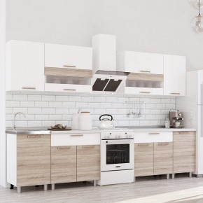 Кухня Айсбери 2.4 м (Белый/Дуб Сонома) в Казани - kazan.mebel24.online | фото
