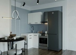 Кухонный гарнитур Белый Глянец 1000*1000 (Стол. 38мм) в Казани - kazan.mebel24.online | фото 1