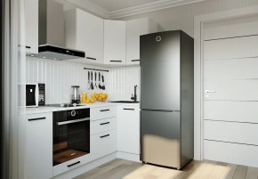 Кухонный гарнитур Белый Глянец 2200*1000 (Стол. 26мм) в Казани - kazan.mebel24.online | фото