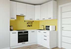Кухонный гарнитур Белый Глянец 2200*1600 h950 (Стол. 26мм) в Казани - kazan.mebel24.online | фото