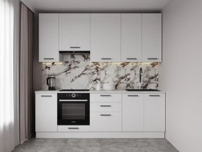 Кухонный гарнитур Белый Глянец 2400 h950 (Стол. 26мм) в Казани - kazan.mebel24.online | фото 1