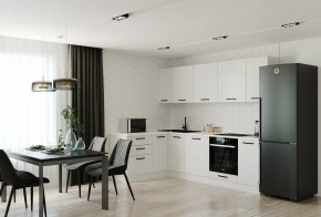 Кухонный гарнитур Белый Глянец 2600*1600 (Стол. 38мм) в Казани - kazan.mebel24.online | фото