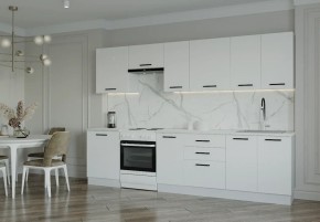 Кухонный гарнитур Белый Глянец 3000 (Стол. 38мм) в Казани - kazan.mebel24.online | фото 1