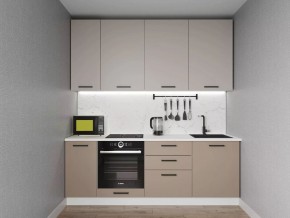 Кухонный гарнитур Каппучино 2200 h950 (Стол. 26мм) в Казани - kazan.mebel24.online | фото 1