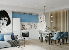 Кухонный гарнитур Капри 2550 (Стол. 26мм) в Казани - kazan.mebel24.online | фото