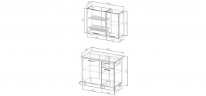 Кухонный гарнитур Санторини 1000 (Стол. 38мм) в Казани - kazan.mebel24.online | фото 3