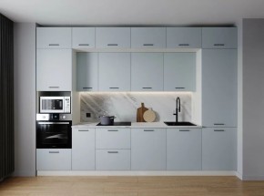 Кухонный гарнитур Смоки 3400 (Стол. 26мм) в Казани - kazan.mebel24.online | фото 1