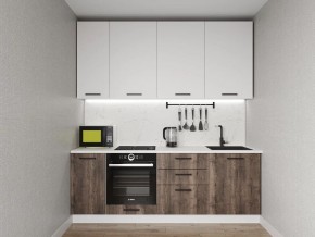 Кухонный гарнитур Старое Дерево 2200 h950 (Стол. 38мм) в Казани - kazan.mebel24.online | фото 1