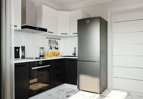 Кухонный гарнитур угловой Графика 2200х1000 (Стол. 38мм) в Казани - kazan.mebel24.online | фото