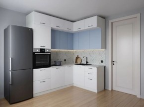 Кухонный гарнитур угловой Капри 2200*1700 (Стол. 38мм) в Казани - kazan.mebel24.online | фото