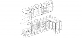 Кухонный гарнитур угловой Капри 3200х1400 (Стол. 38мм) в Казани - kazan.mebel24.online | фото 2