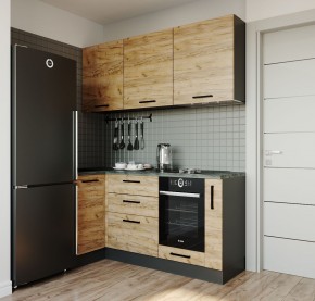Кухонный гарнитур угловой Крафт 1000*1800 (Стол. 38мм) в Казани - kazan.mebel24.online | фото