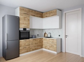 Кухонный гарнитур угловой Лада 2200*1700 (Стол. 26мм) в Казани - kazan.mebel24.online | фото