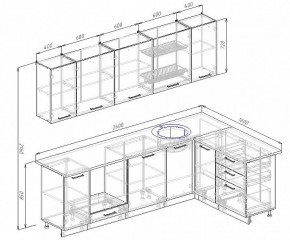 Кухонный гарнитур угловой Руанда 2600х1600 (Стол. 26мм) в Казани - kazan.mebel24.online | фото 2