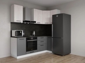 Кухонный гарнитур угловой Санторини 2200*1000 (Стол. 38мм) в Казани - kazan.mebel24.online | фото