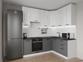 Кухонный гарнитур угловой Санторини 2200*1600 h950 (Стол. 26мм) в Казани - kazan.mebel24.online | фото