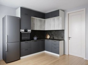 Кухонный гарнитур угловой Санторини 2200*1700 (Стол. 38мм) в Казани - kazan.mebel24.online | фото