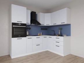 Кухонный гарнитур угловой Смоки 2400*1600 (Стол. 38мм) в Казани - kazan.mebel24.online | фото