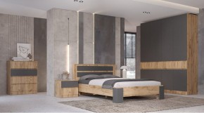 ЛЕНОРА Спальный гарнитур (модульный) графит в Казани - kazan.mebel24.online | фото 1
