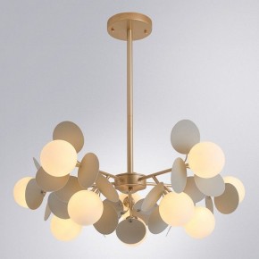 Люстра на штанге Arte Lamp Peacock A1369SP-10GY в Казани - kazan.mebel24.online | фото 2