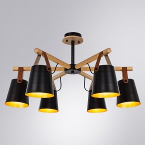 Люстра на штанге Arte Lamp Thomas A7032PL-6BK в Казани - kazan.mebel24.online | фото 2