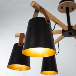 Люстра на штанге Arte Lamp Thomas A7032PL-6BK в Казани - kazan.mebel24.online | фото 3