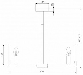Люстра на штанге Eurosvet Marble 60158/5 латунь в Казани - kazan.mebel24.online | фото 3