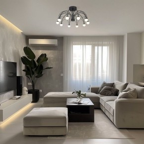 Люстра на штанге Eurosvet Ragno 90035/10 LED черный в Казани - kazan.mebel24.online | фото 5