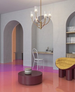 Люстра на штанге Maytoni Arco MOD223PL-06BS в Казани - kazan.mebel24.online | фото 5