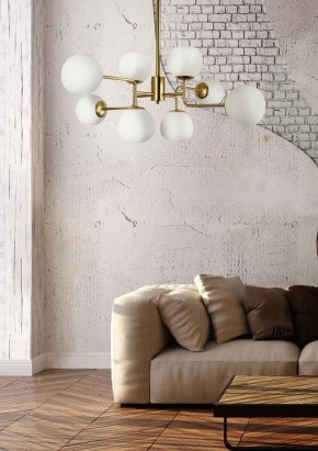 Люстра на штанге Maytoni Erich MOD221-PL-08-G в Казани - kazan.mebel24.online | фото 4