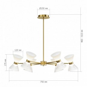 Люстра на штанге ST-Luce SPIRIT SL2004.303.12 в Казани - kazan.mebel24.online | фото 2