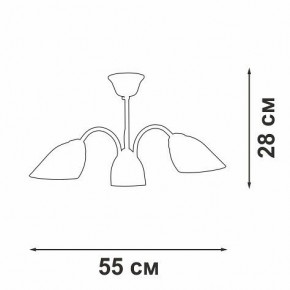 Люстра на штанге Vitaluce V3335 V3335-7/3PL в Казани - kazan.mebel24.online | фото 3