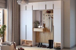 МЕБЕЛЬСОН К11 Прихожая (белое дерево) в Казани - kazan.mebel24.online | фото