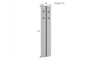 МЕРСИ Прихожая (модульная) графит в Казани - kazan.mebel24.online | фото 2