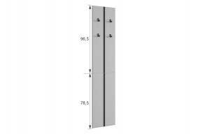 МЕРСИ Прихожая (модульная) графит в Казани - kazan.mebel24.online | фото 3