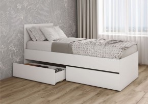 МОРИ КРМЯ 900.1/1 Кровать с нишей под ящики (настил) белый в Казани - kazan.mebel24.online | фото 2