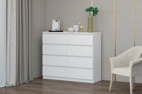 МС "Хилтон" Комод №3 1200 (8 ящ.) белый текстурный в Казани - kazan.mebel24.online | фото