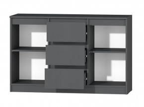 МС "Хилтон" Комод №4 1200 (графит) в Казани - kazan.mebel24.online | фото 3