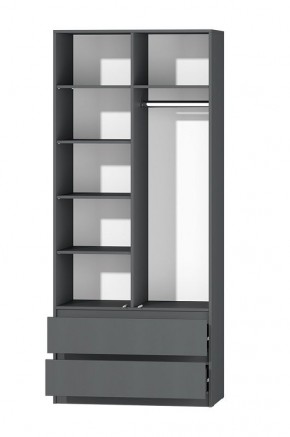 МС "Хилтон" Шкаф №3 900 (Графит) в Казани - kazan.mebel24.online | фото 3