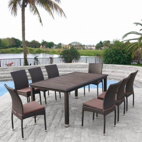 Набор уличный T347/Y380A-W53 Brown 8PCS в Казани - kazan.mebel24.online | фото 2